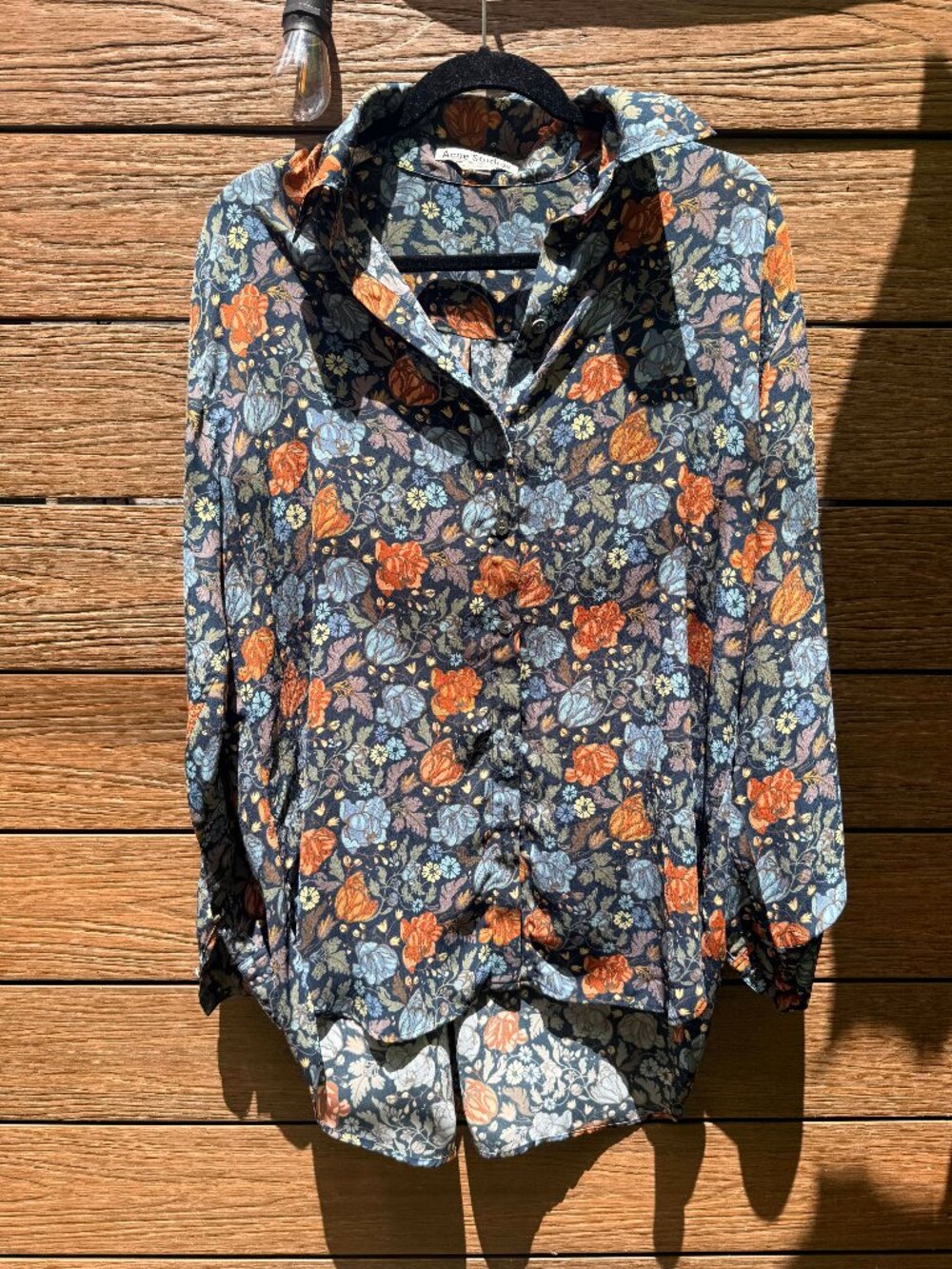 Acne Studios  FLORAL BLOUSE